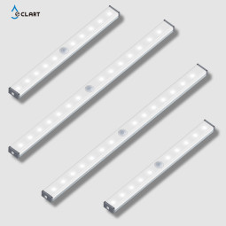 LED 센서등 USB 충전식 주광색 297mm 현관 장롱 베란다 창고 계단등 EC-L30W