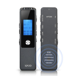 소형녹음기 미니 휴대용 장시간 음성녹음기 녹취 강의레코더 고감도마이크 XPOD50N