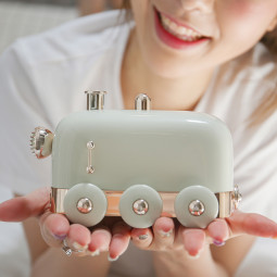 HABBSI 기차 가습기 LED 무드등 그린색