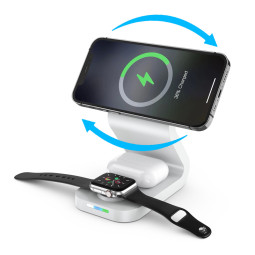 고속 무선 충전기 3in1 애플워치 아이폰 맥세이프 동시충전 명품햅시