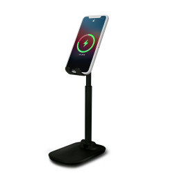 스탠드형 고속 무선 충전기 거치대 10W 스마트폰 명품햅시