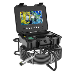 산업용 내시경카메라 배관 하수관 10형 LCD화면 40M FI-IEC1040