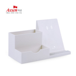 액센 A113 멀티 펜 명함홀더 고속 무선충전거치대