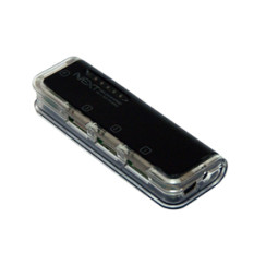 NEXT-304UH(블랙). USB2.0 4포트 무전원허브 NEC칩셋,포트별LED인식