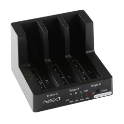 NEXT-653DC 1:2 클론 3Bay 도킹스테이션 USB2.0지원