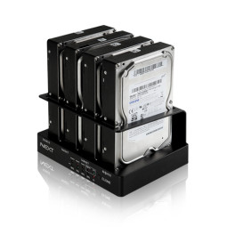 NEXT-654DC 1:2 클론 4Bay 도킹스테이션 복제기능