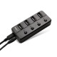 NEXT-704UHP USB2.0 4포트 유전원허브(포트별 전원스위치제공)