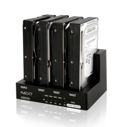 NEXT-854DCU3 1:3 HDD 클론 4Bay 도킹스테이션