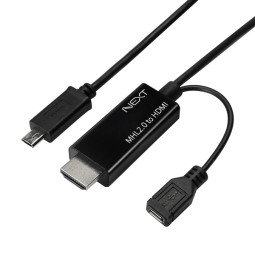 NEXT-MHL330-3D MHL2.0케이블3m/스마트폰미러링/3D지원