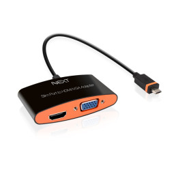 NEXT-SP402G3 슬림포트 to HDMI 케이블 . VGA 아답터